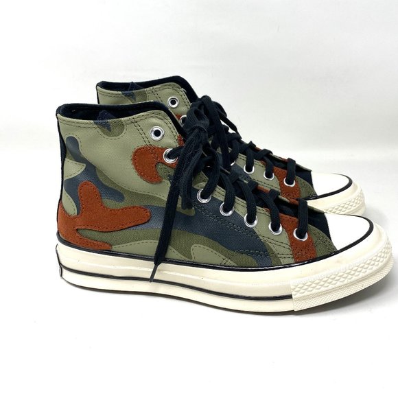 💖MEGA SALE💖Converse CHUCK 70 HI FIELD Surplus Green Canvas Women's 171450C - Picture 5 of 10